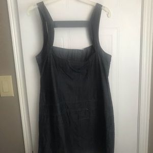 Theory denim mini skirt dress